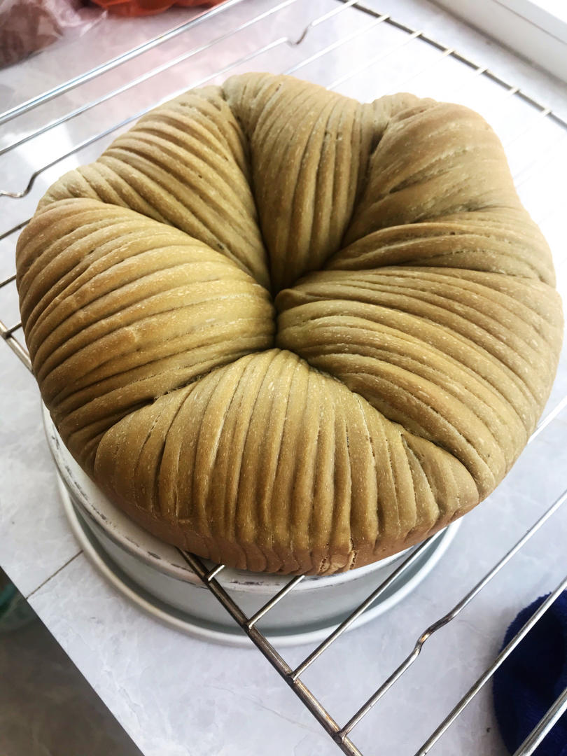 【网红毛线球面包】｜清爽抹茶｜奶酪红豆馅