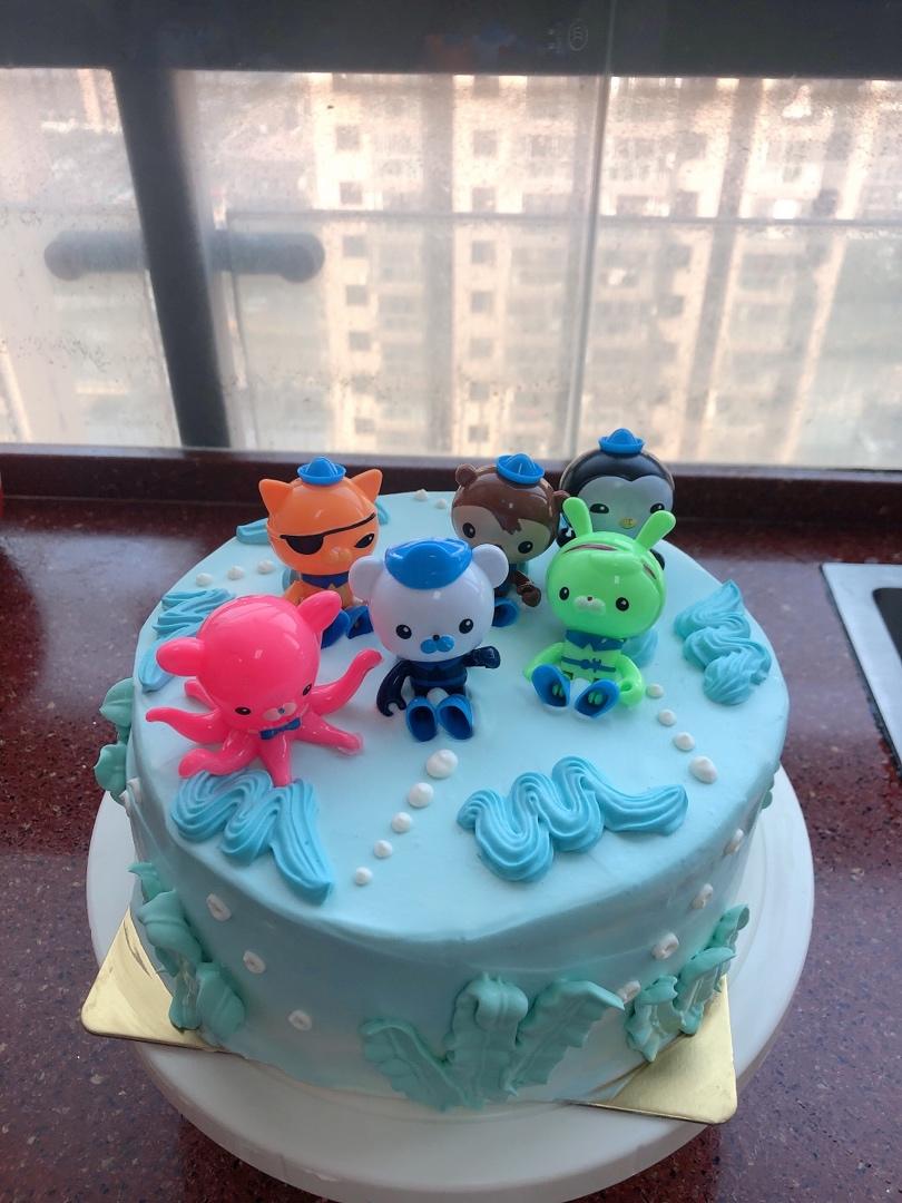 海底小纵队场景蛋糕