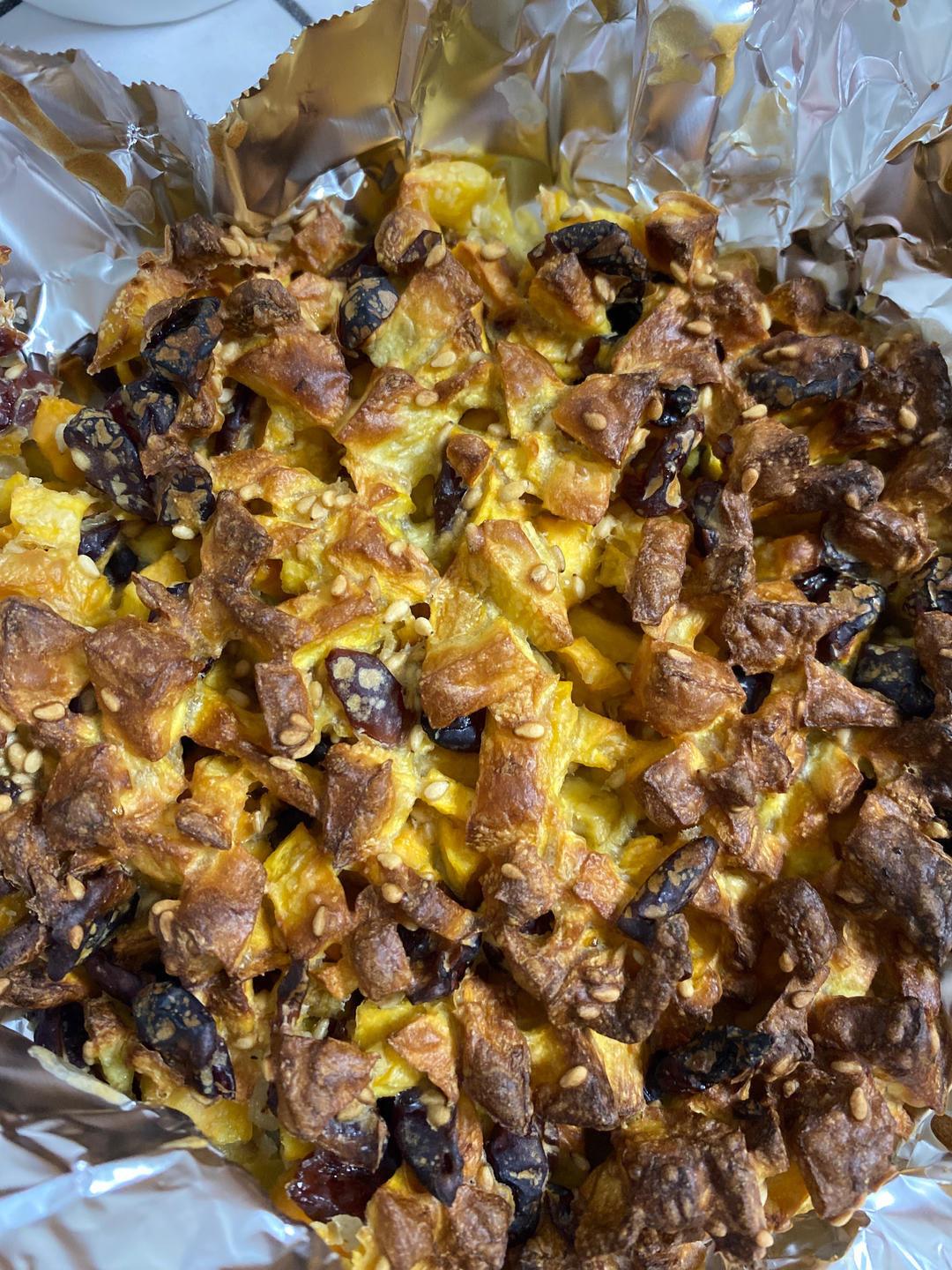 低卡无油红薯小饼🍠空气炸锅