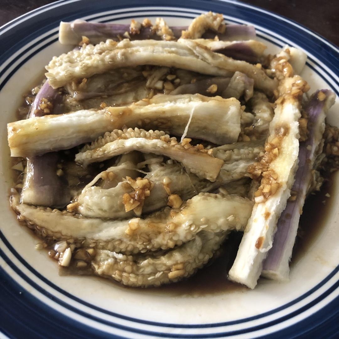 超好吃的开胃凉拌蒜茄子