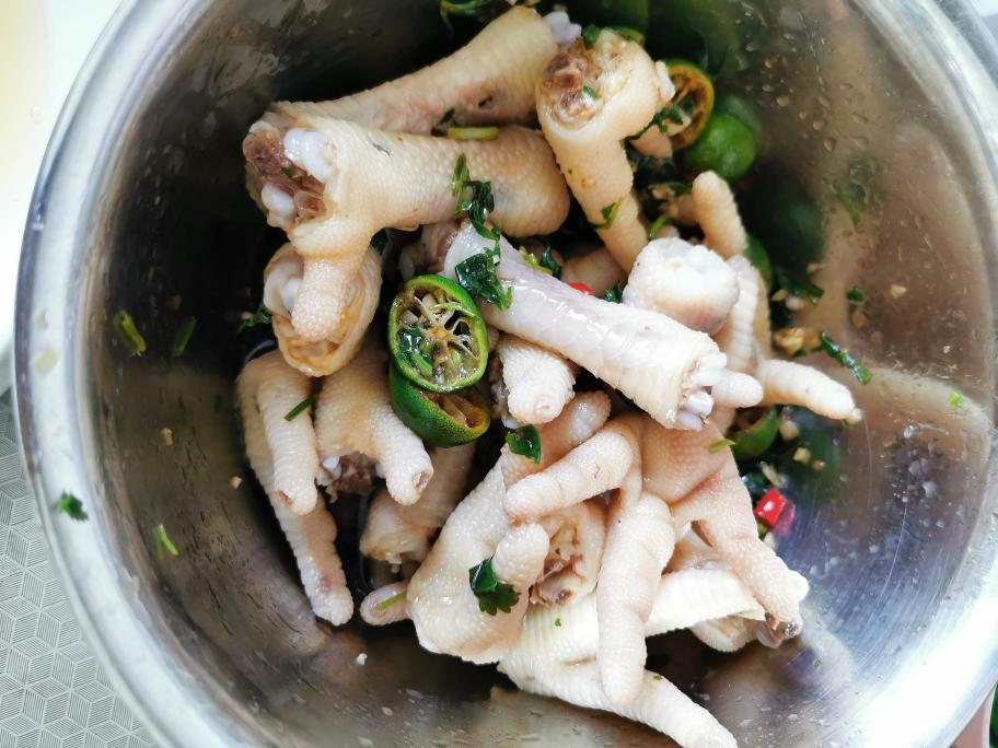 泡过夜不会苦的鸡爪（各种可替代）