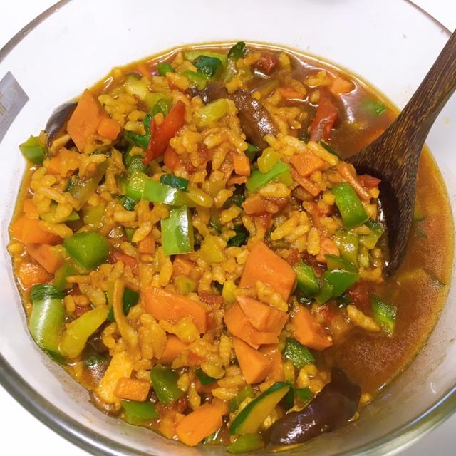 极简番茄汤泡饭