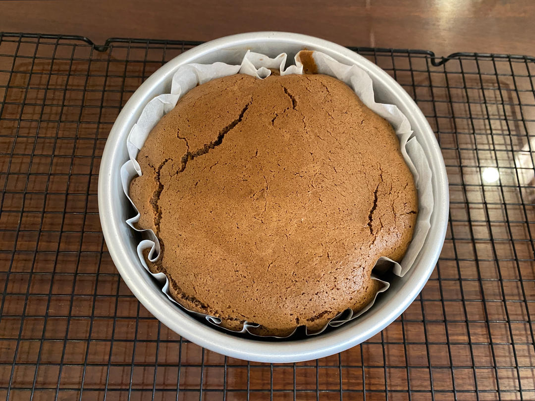 巧克力椰丝戚风蛋糕🍰