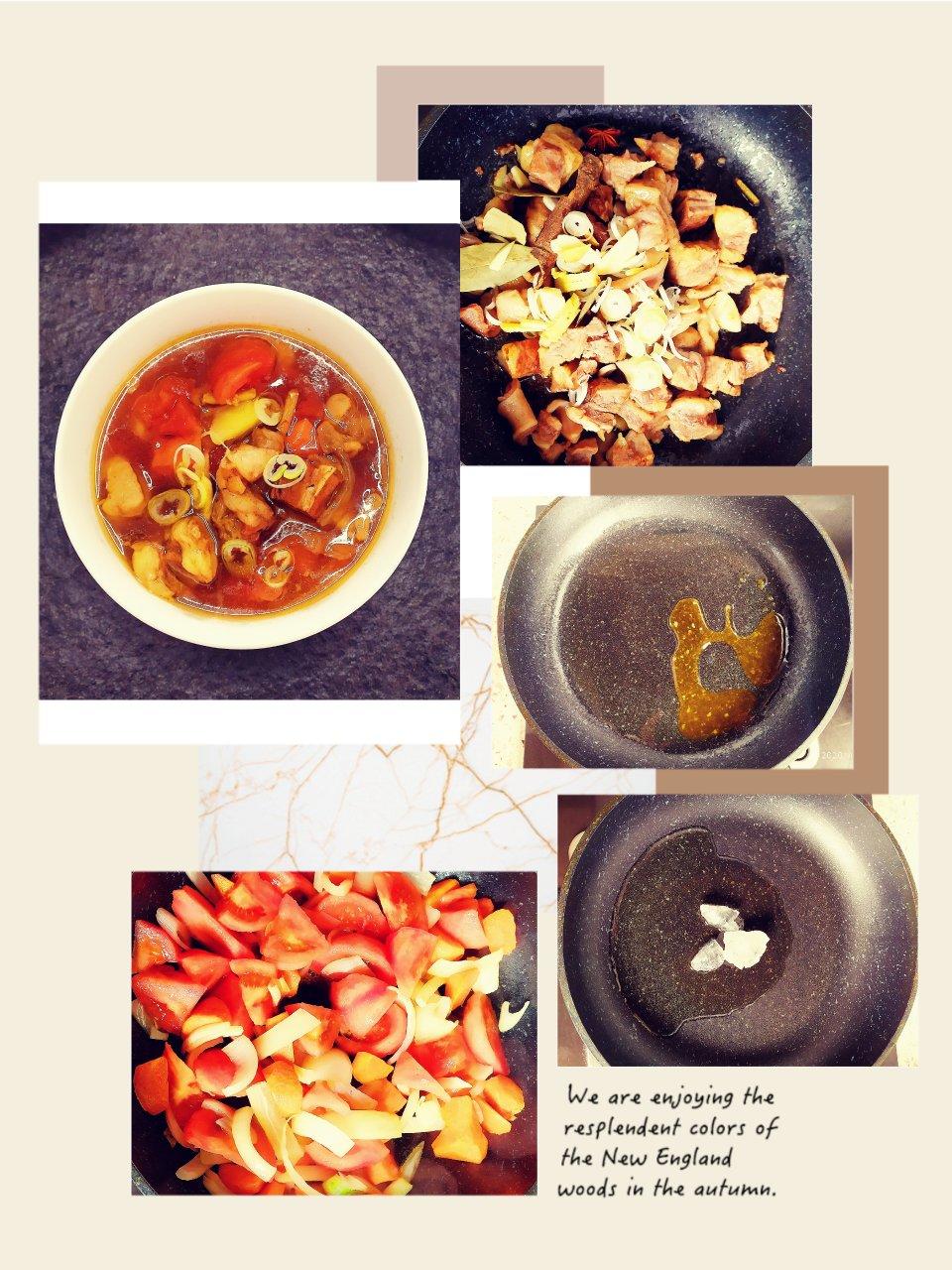 番茄土豆炖牛腩