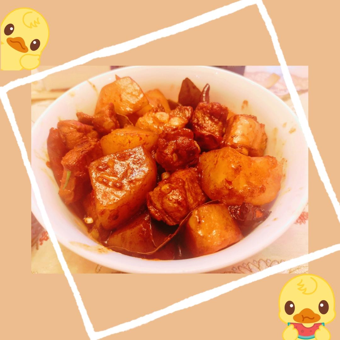 好吃到嗦骨头！川味红烧排骨不用炒糖色，下饭3大碗