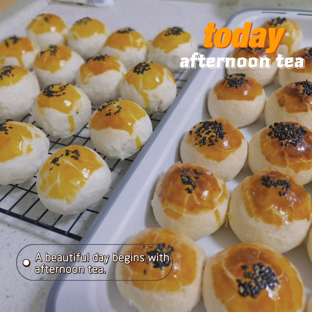 超简单 免揉 酥掉渣的蛋黄酥(超详细附全程视频)不破酥『万能酥皮』