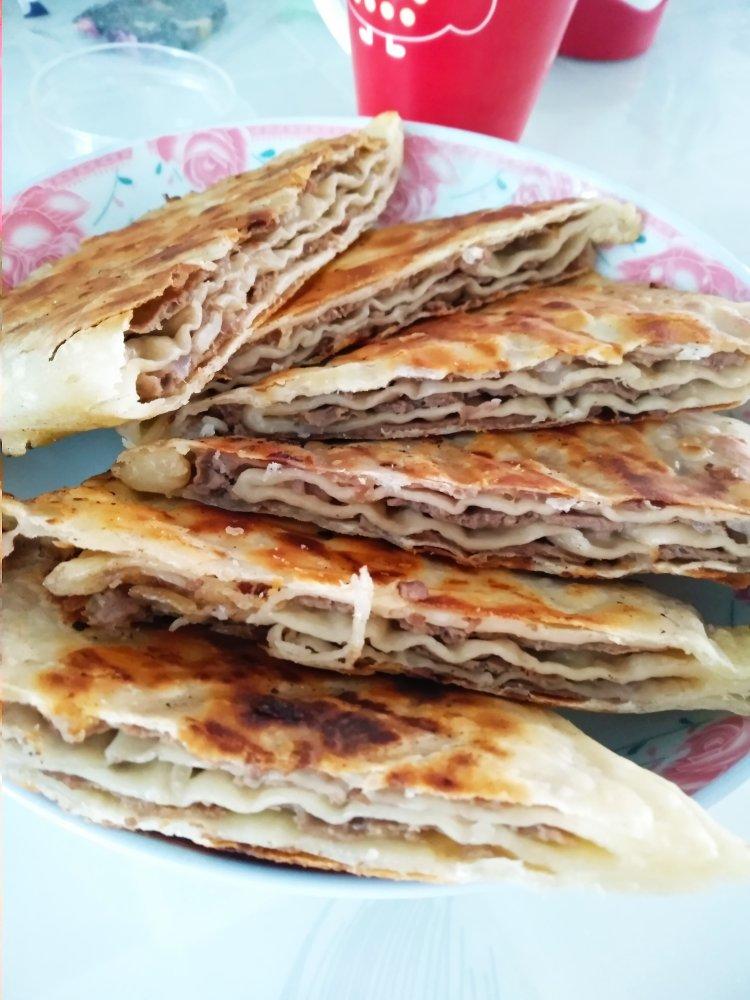 【千层牛肉饼】