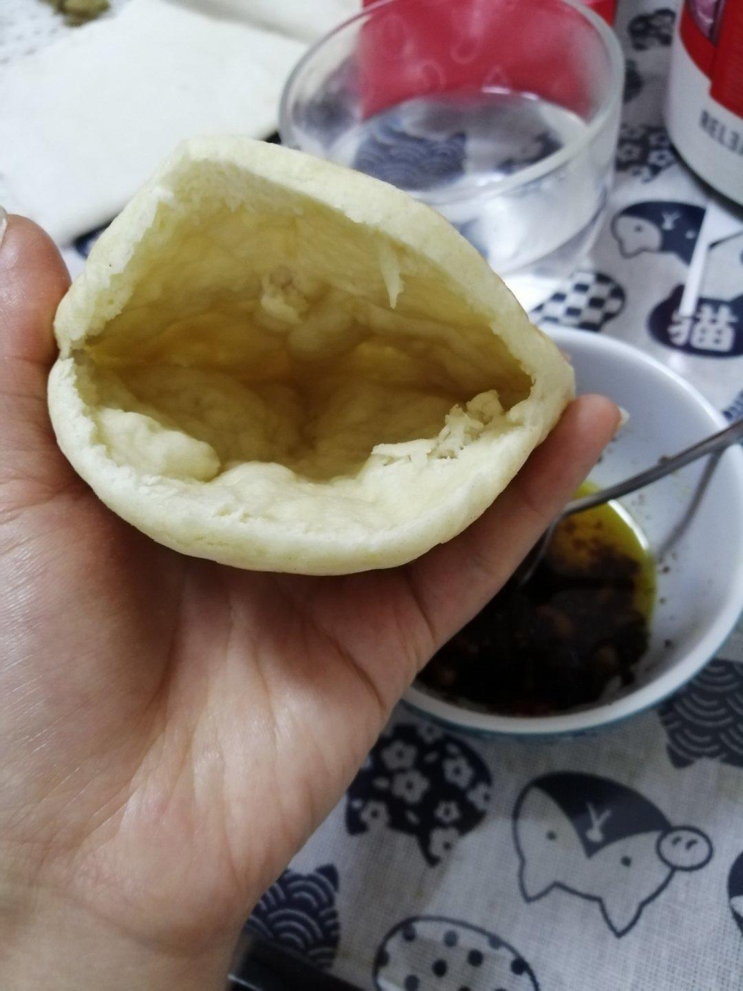 松软空心发面饼