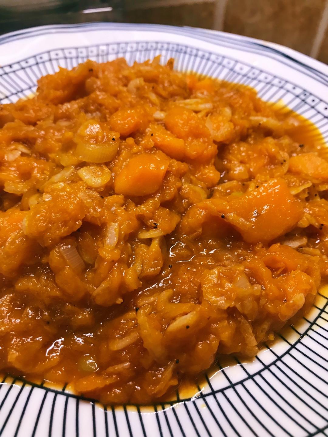 虾皮烧南瓜「烧出蟹黄味儿」的做法