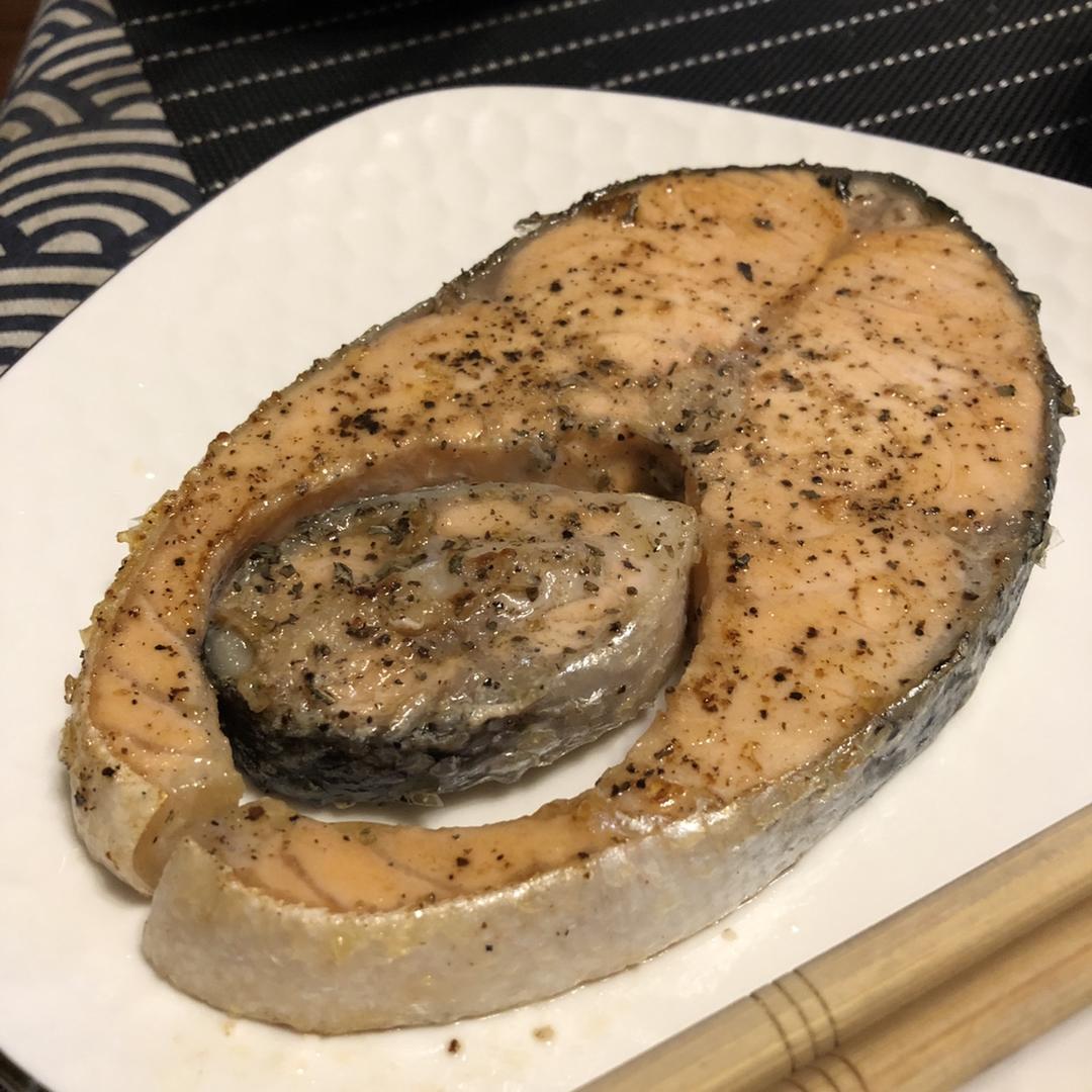 香煎三文鱼