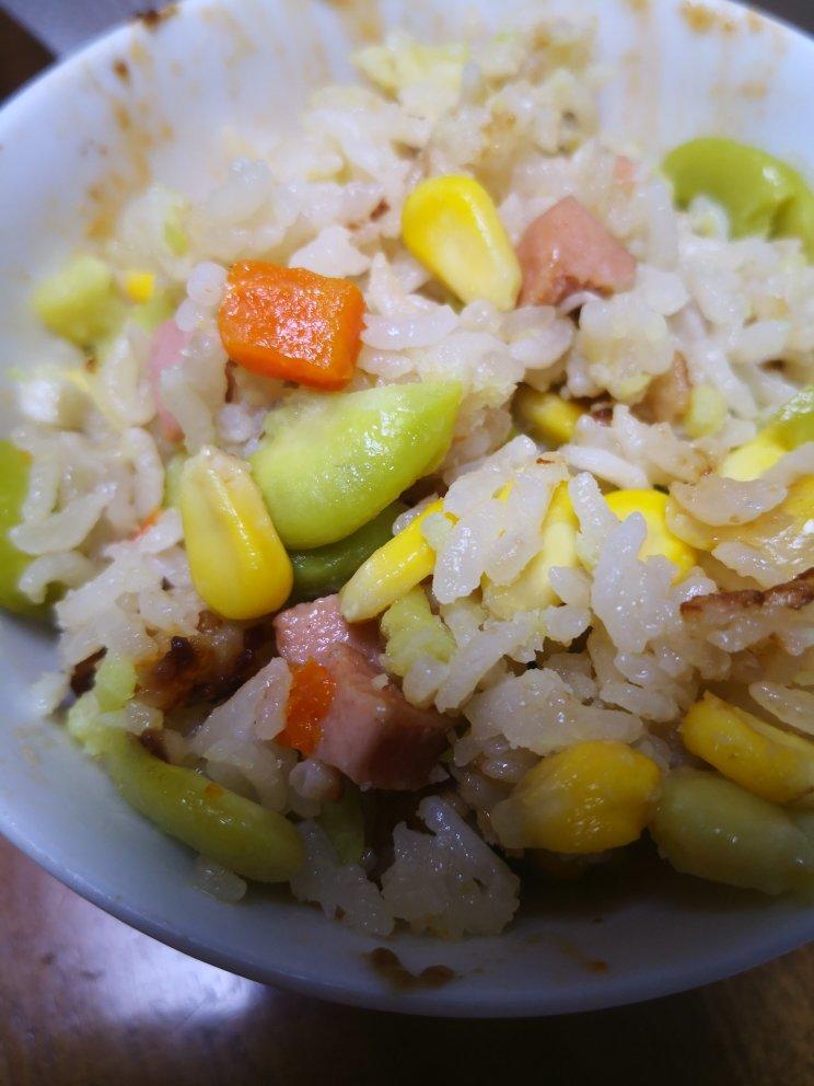 香肠蚕豆饭（简单易做零失败