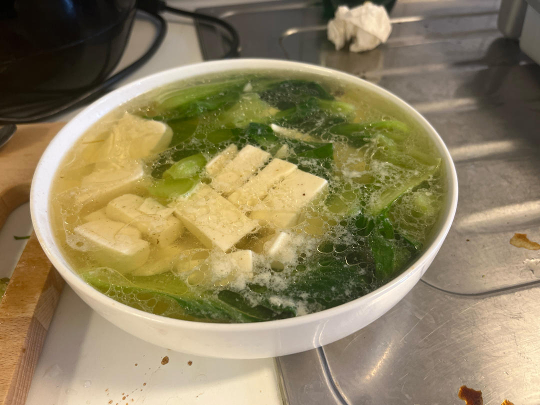 青菜豆腐汤