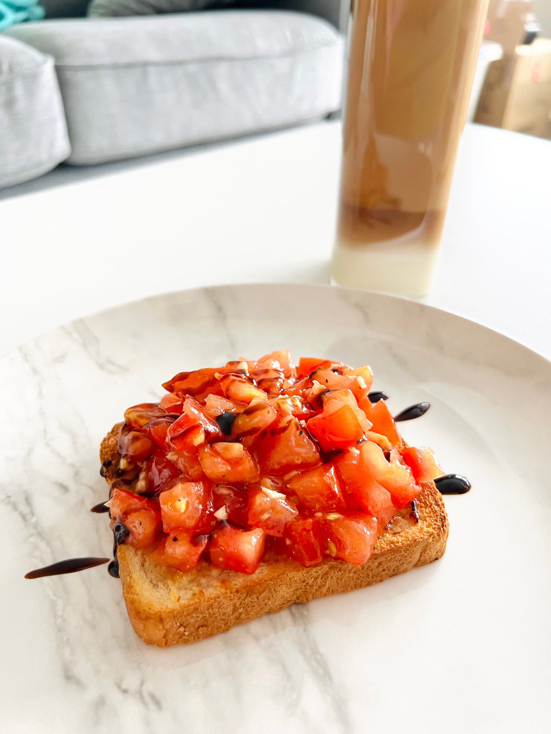 一人份早餐之番茄吐司 ｜ 十分钟快手菜的做法