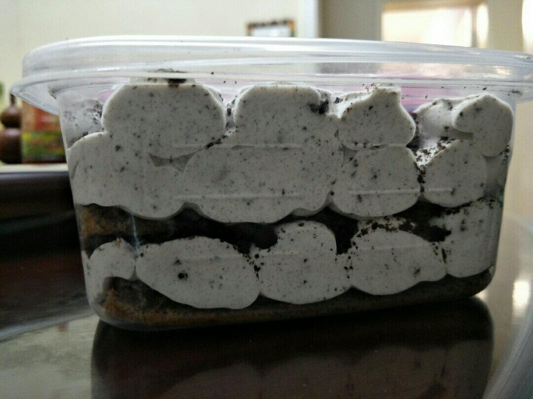 低糖不腻的奥利奥咸奶油蛋糕盒子