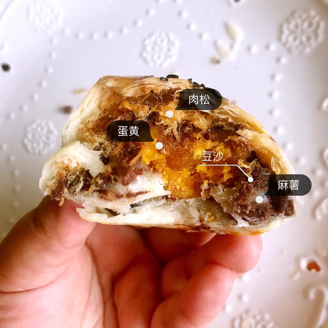㊙️网红麻薯肉松蛋黄酥🔥，好吃到爆‼️