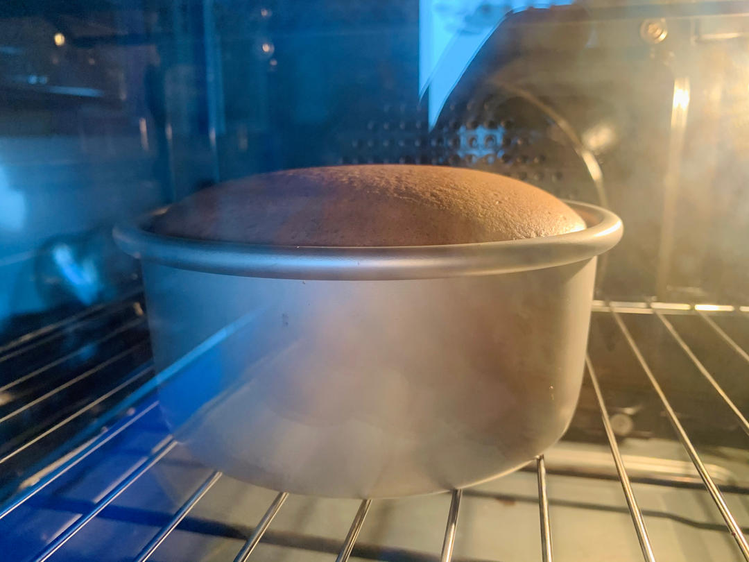 巧克力戚风蛋糕6寸(基础易成功版)