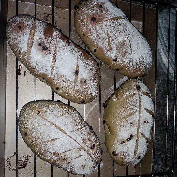 巧克力流心软欧包