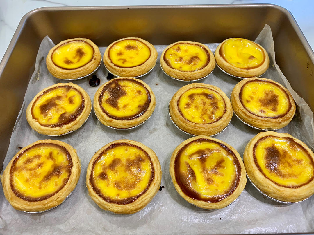 超嫩滑的葡式蛋挞(全蛋版)新手友好『秒杀KFC』