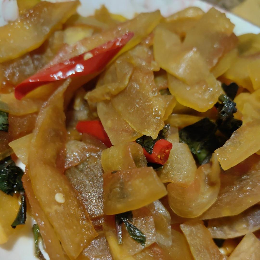 超下饭的辣炒西瓜皮