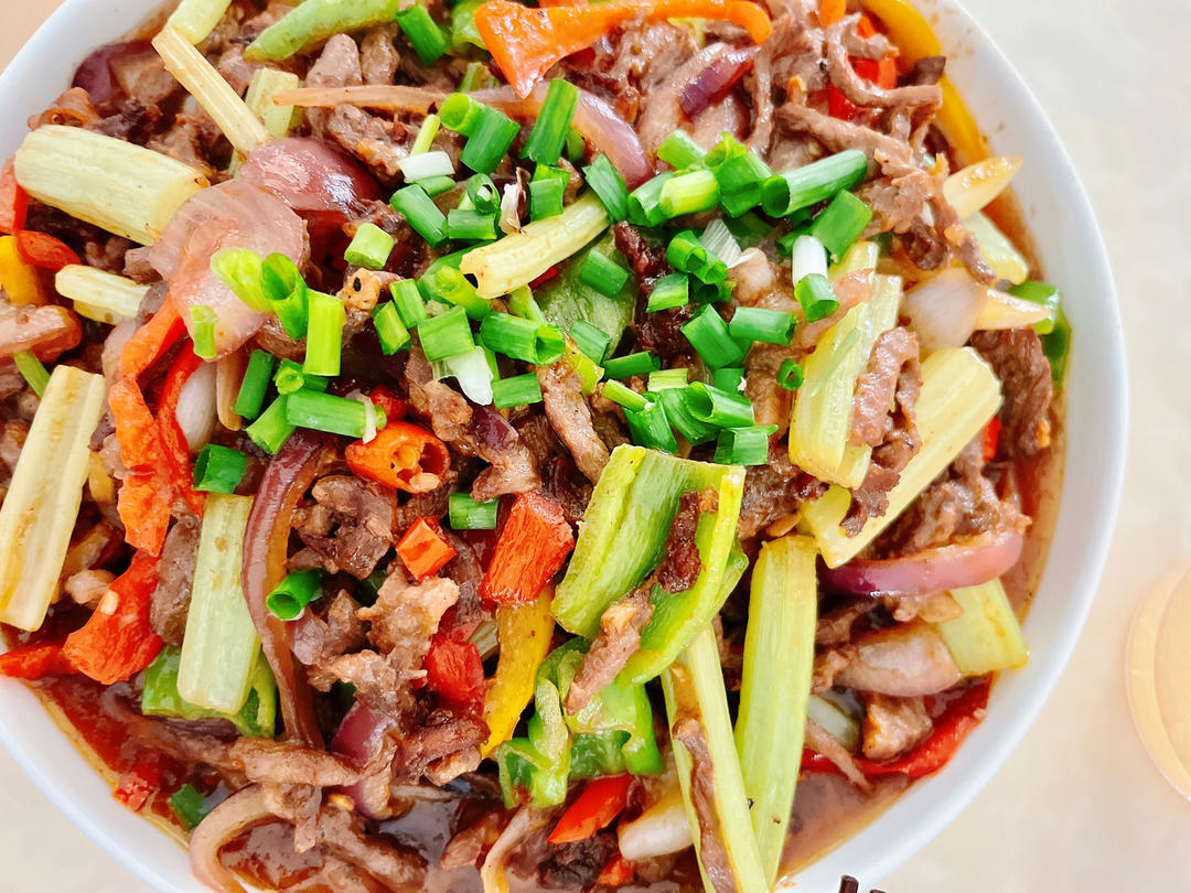 爆炒驴肉
