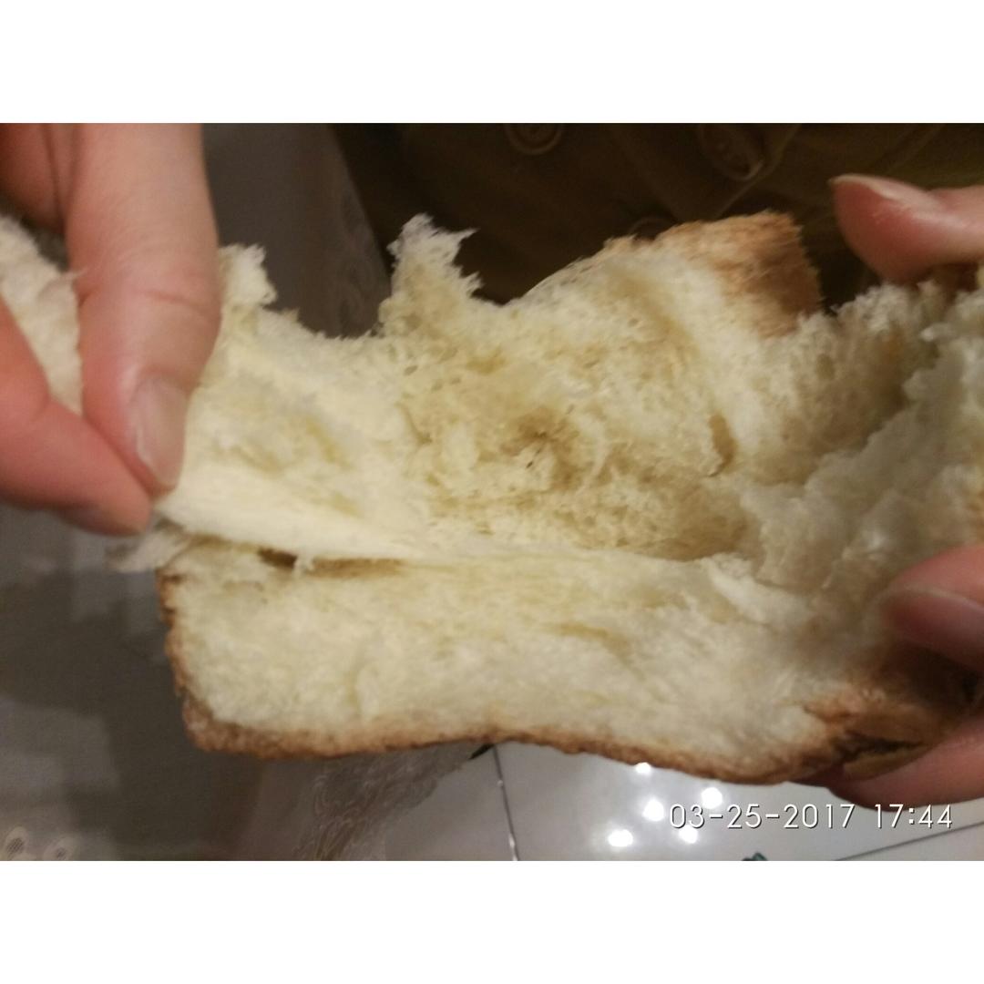 夺命软吐司(๑´ڡ`๑)超软拉丝极速方便的一次发酵吐司