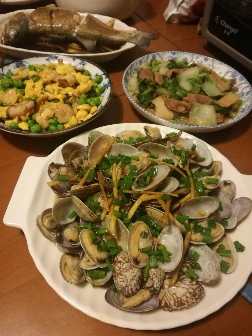 小羽私厨之葱油花蛤