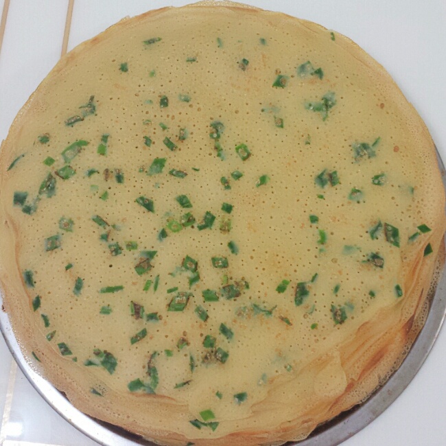 韭菜鸡蛋煎饼
