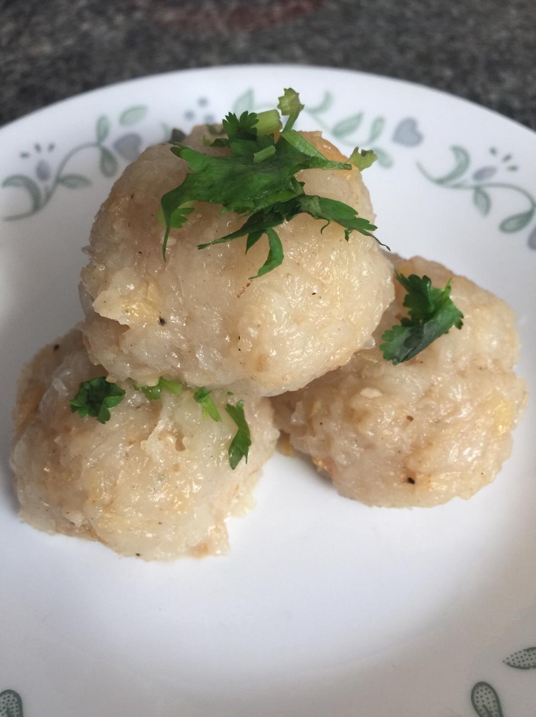 客家蒸萝卜丸子的做法