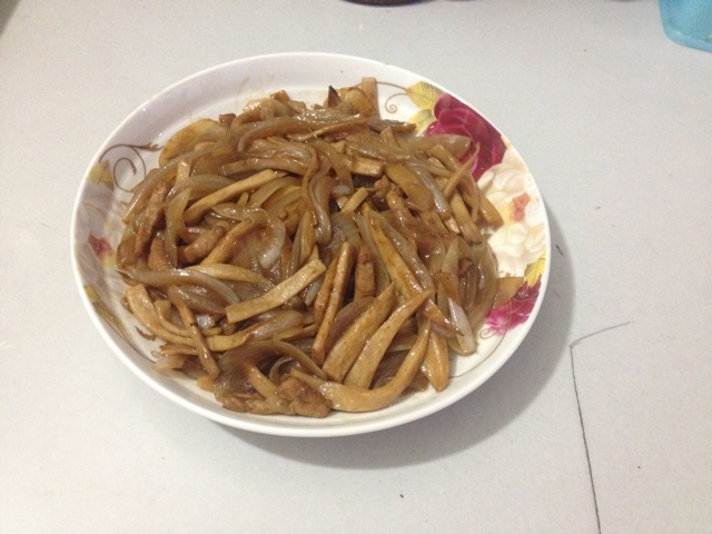 洋葱遇到杏鲍菇