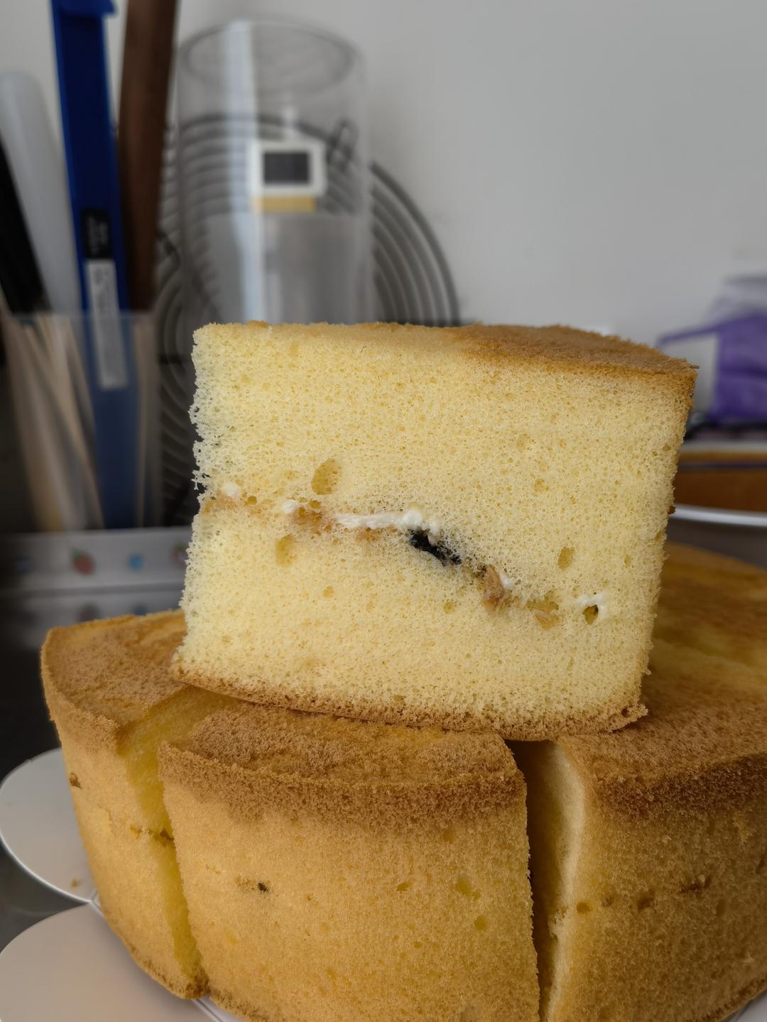 烫面可可巧克力戚风蛋糕