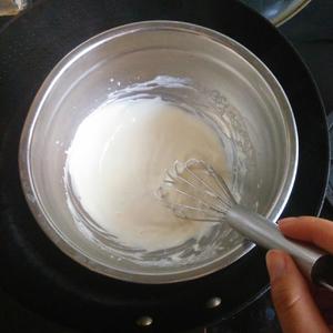 轻乳酪蛋糕（一个椭圆模的量）的做法 步骤3