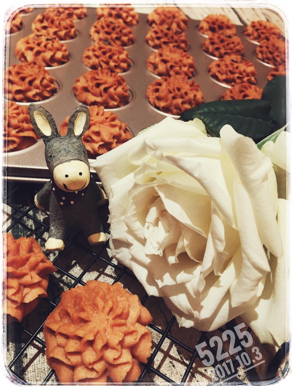 (珍妮曲奇+网红曲奇)咖啡小花配方/烘焙视频饼干篇2