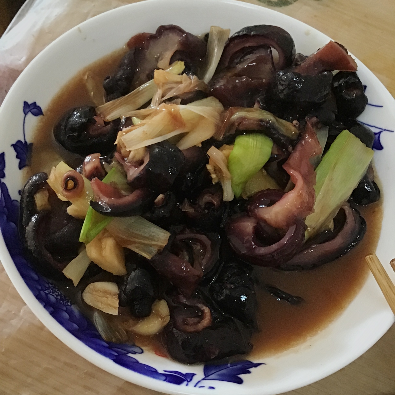 葱炒海香菇