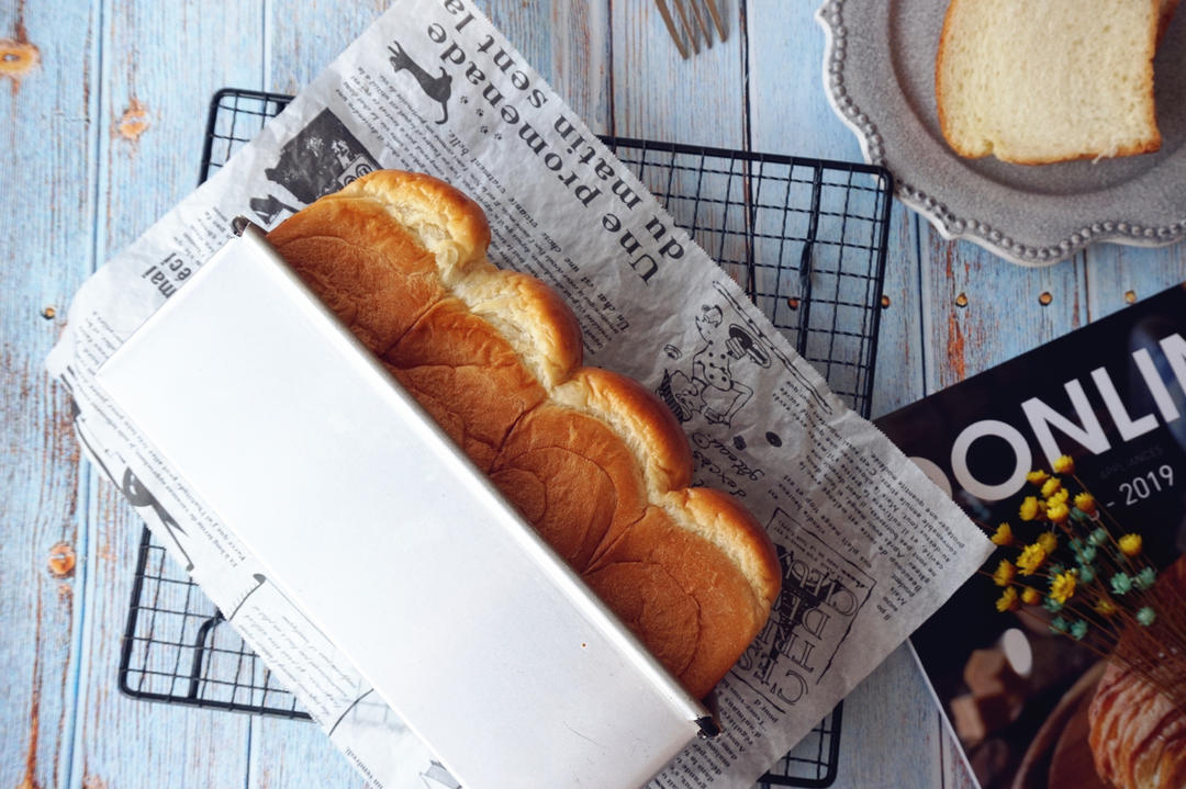 纯奶手撕吐司的做法 步骤1