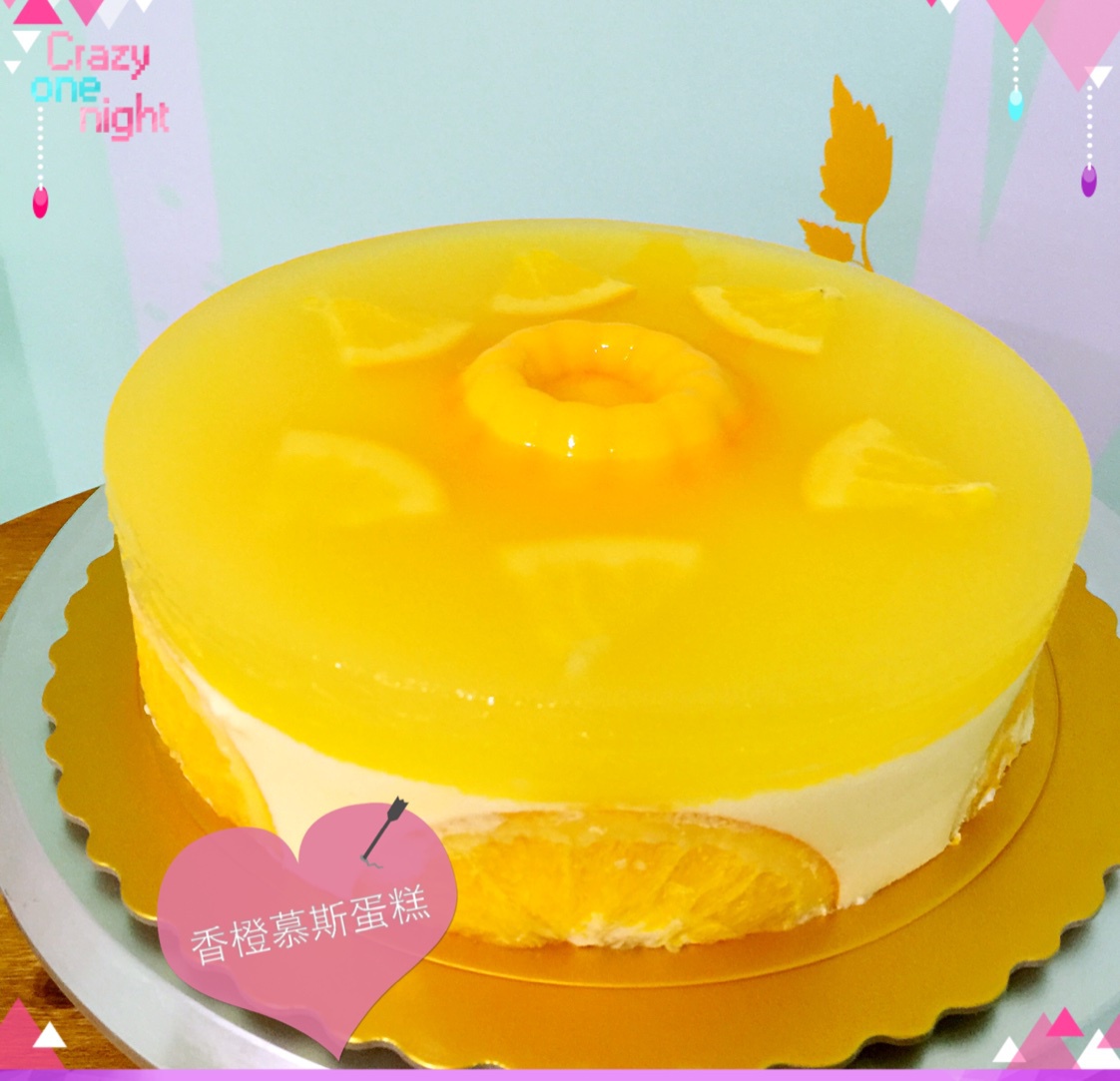 可爱的芒果慕斯