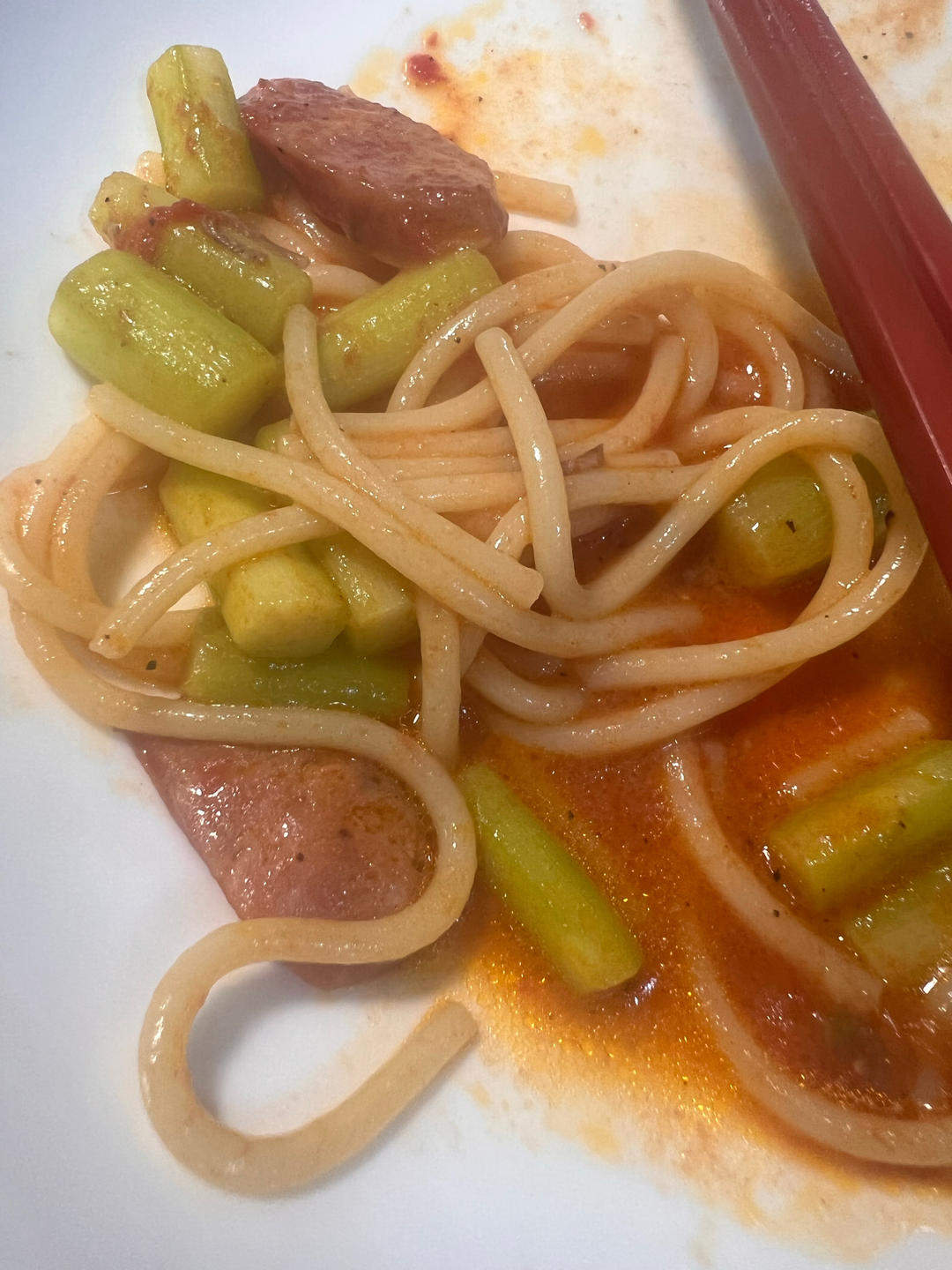 ㊙️茄汁鲜虾意面，不需要厨艺，好吃又简单‼️