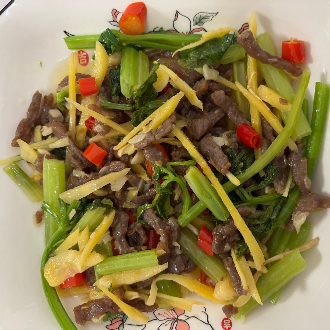 [超下饭]泡椒香菜牛肉