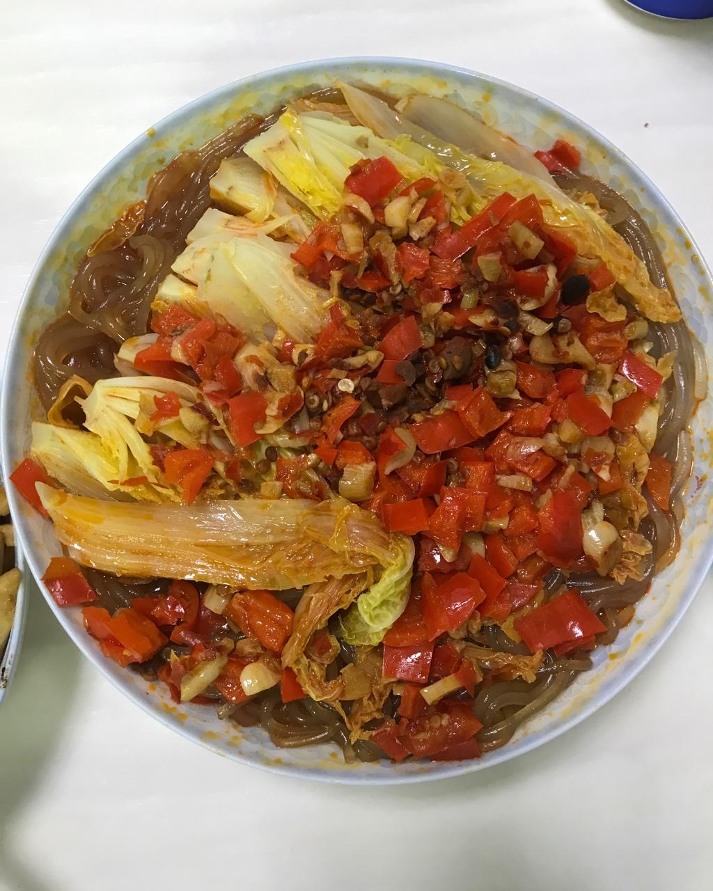 蒜蓉粉丝娃娃菜