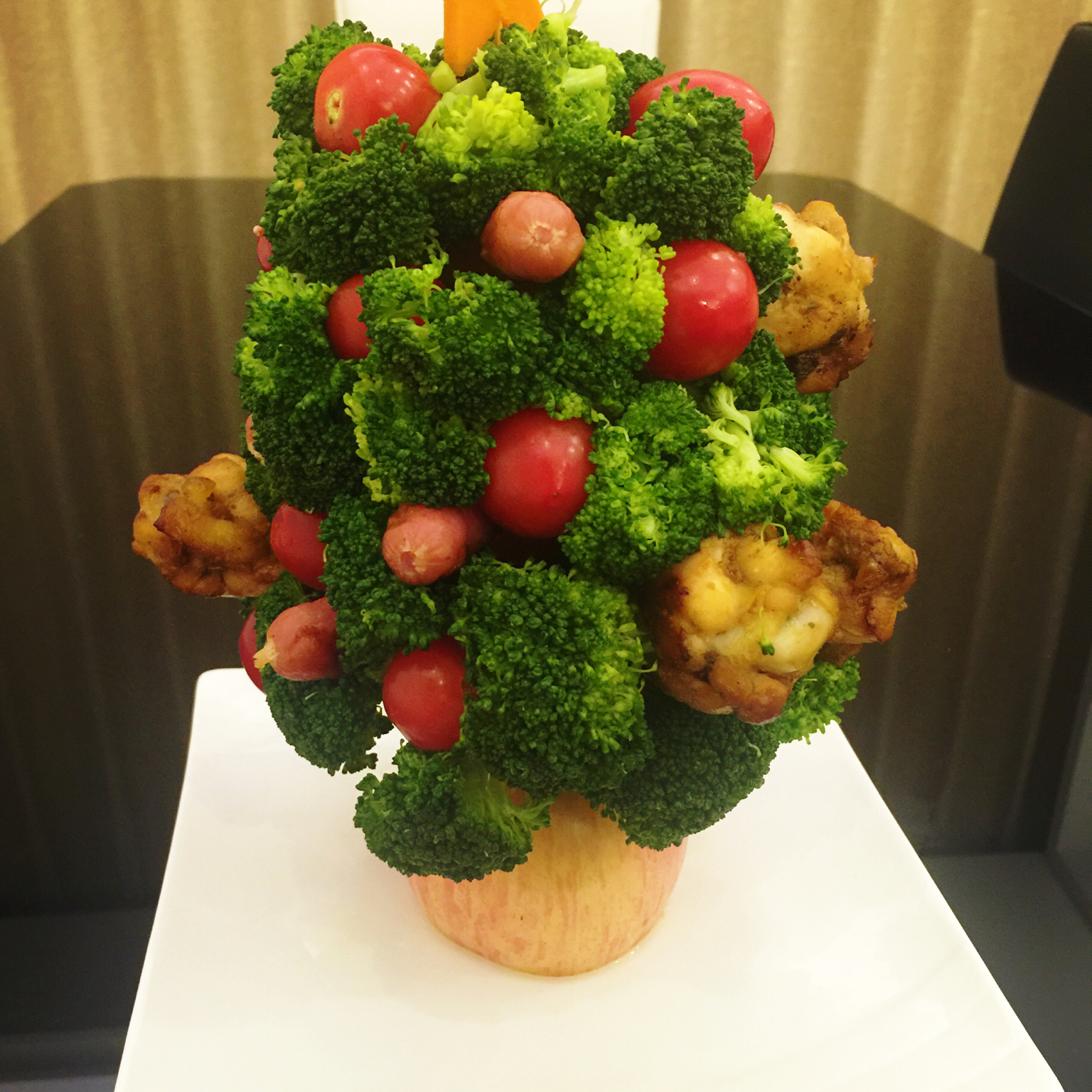 babeeey做的西兰花圣诞树