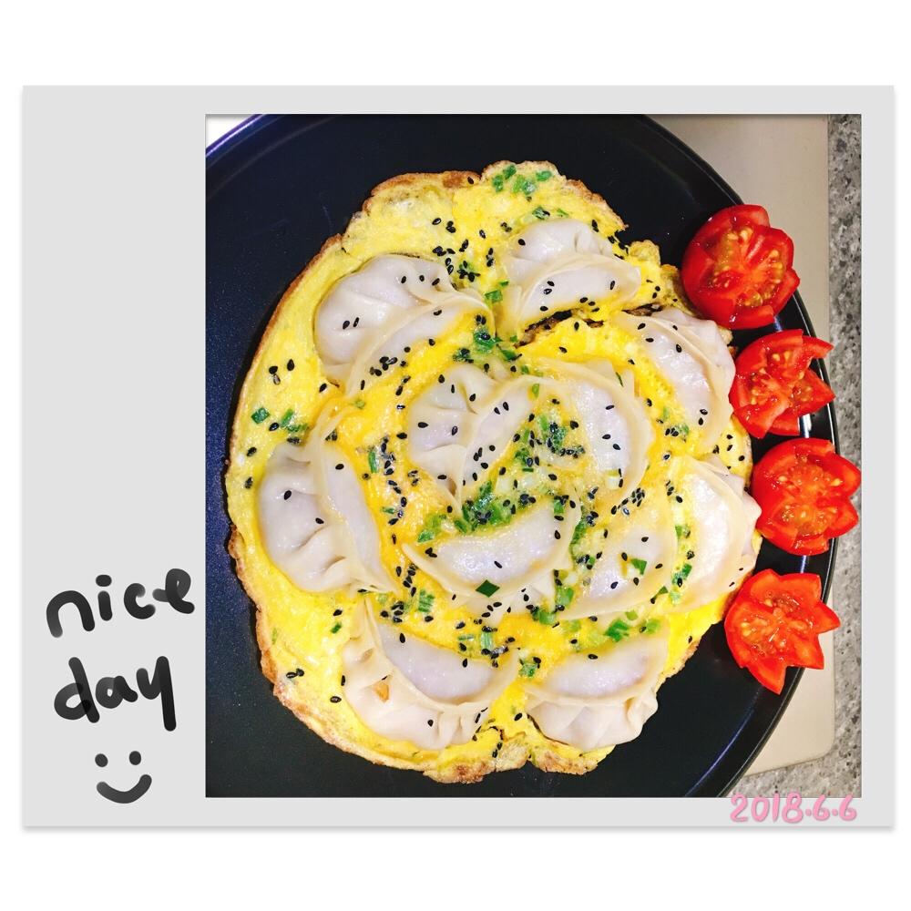 快手早餐·抱蛋煎饺