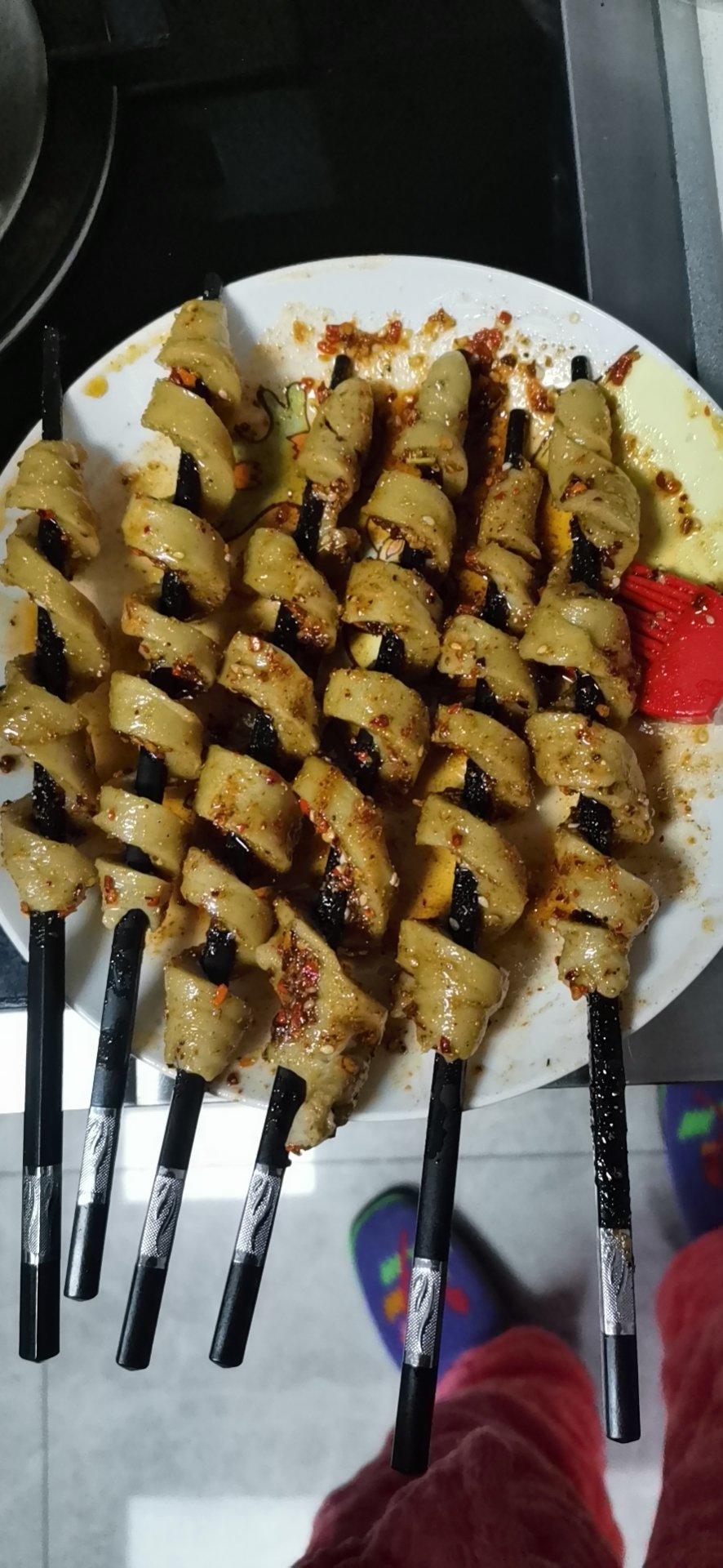 家庭烤箱烤面筋