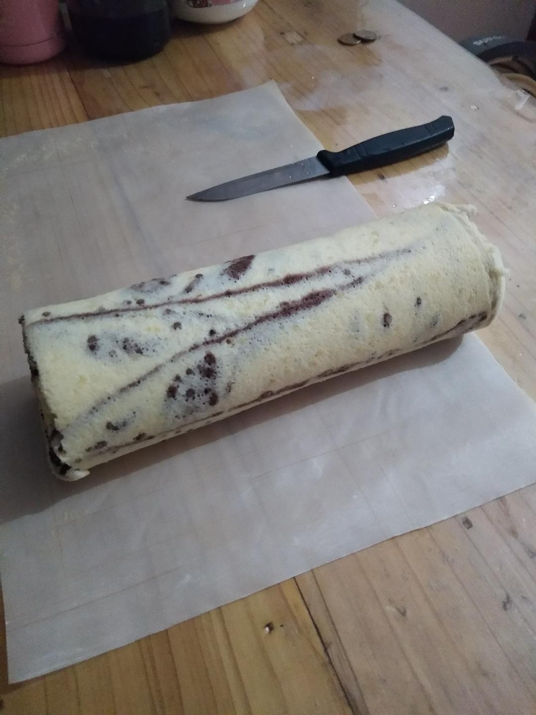 可可旋风蛋糕卷（视频）