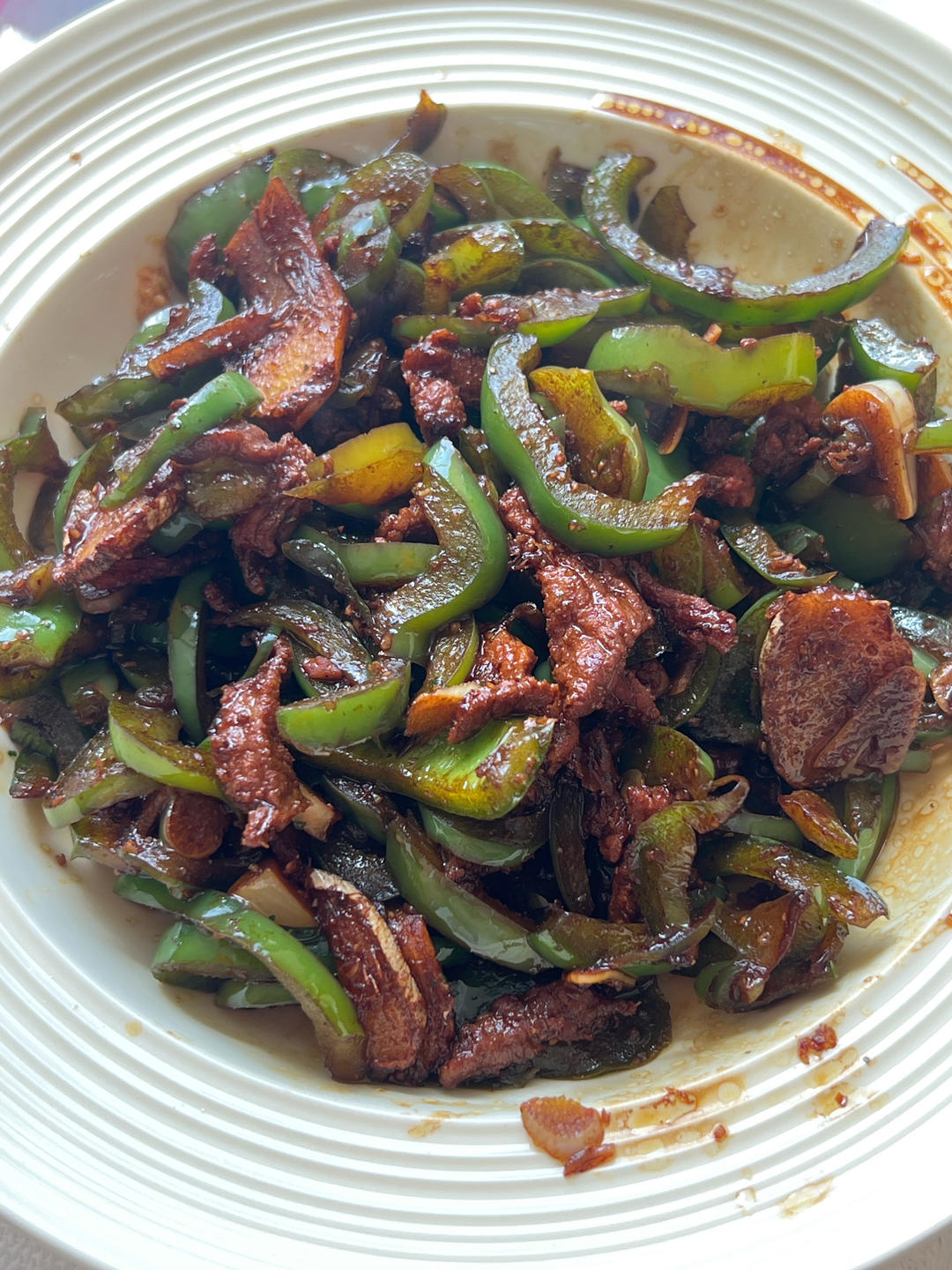 青椒炒肉
