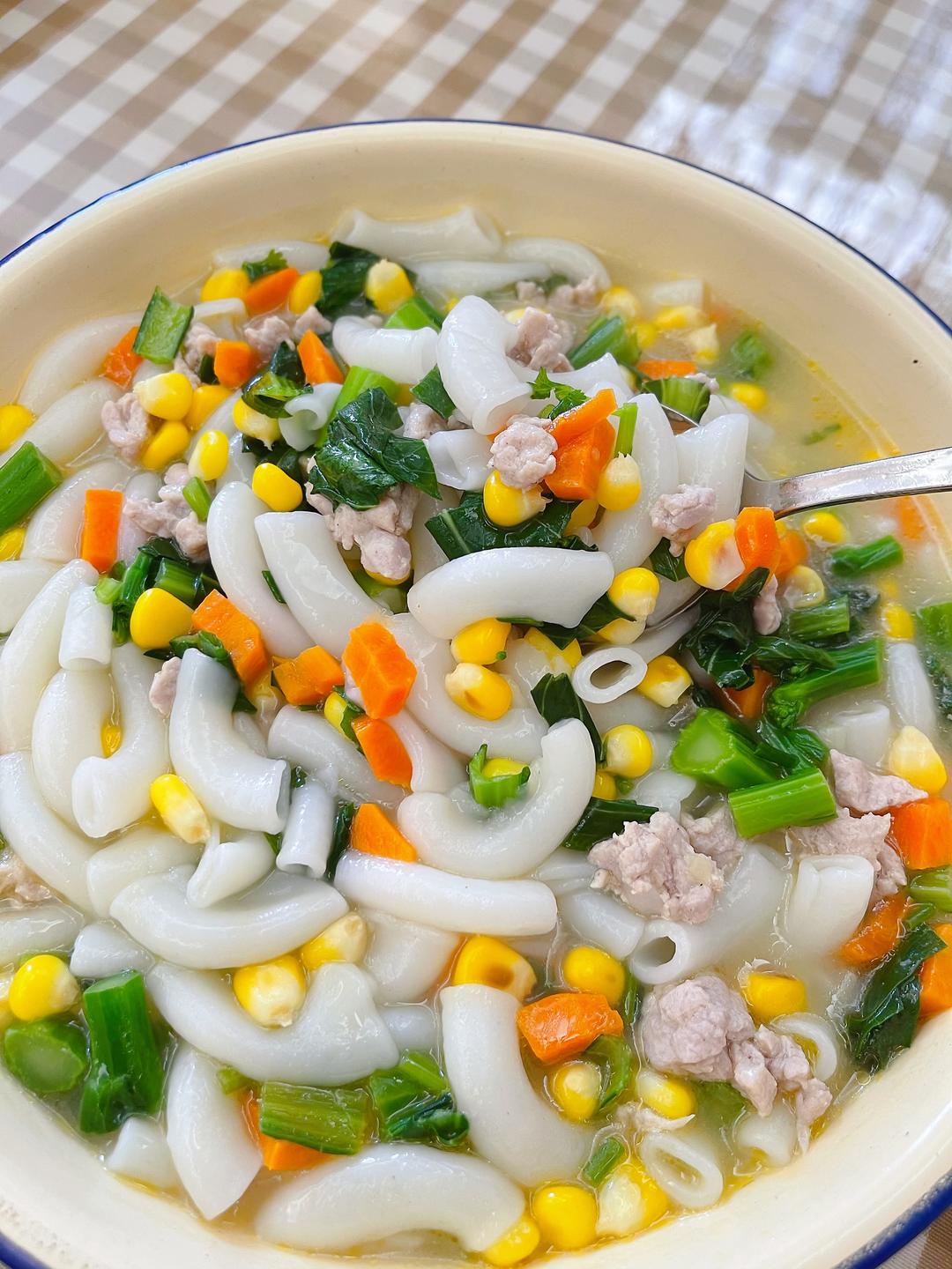 粟米红萝卜瘦肉通心粉的做法 步骤14