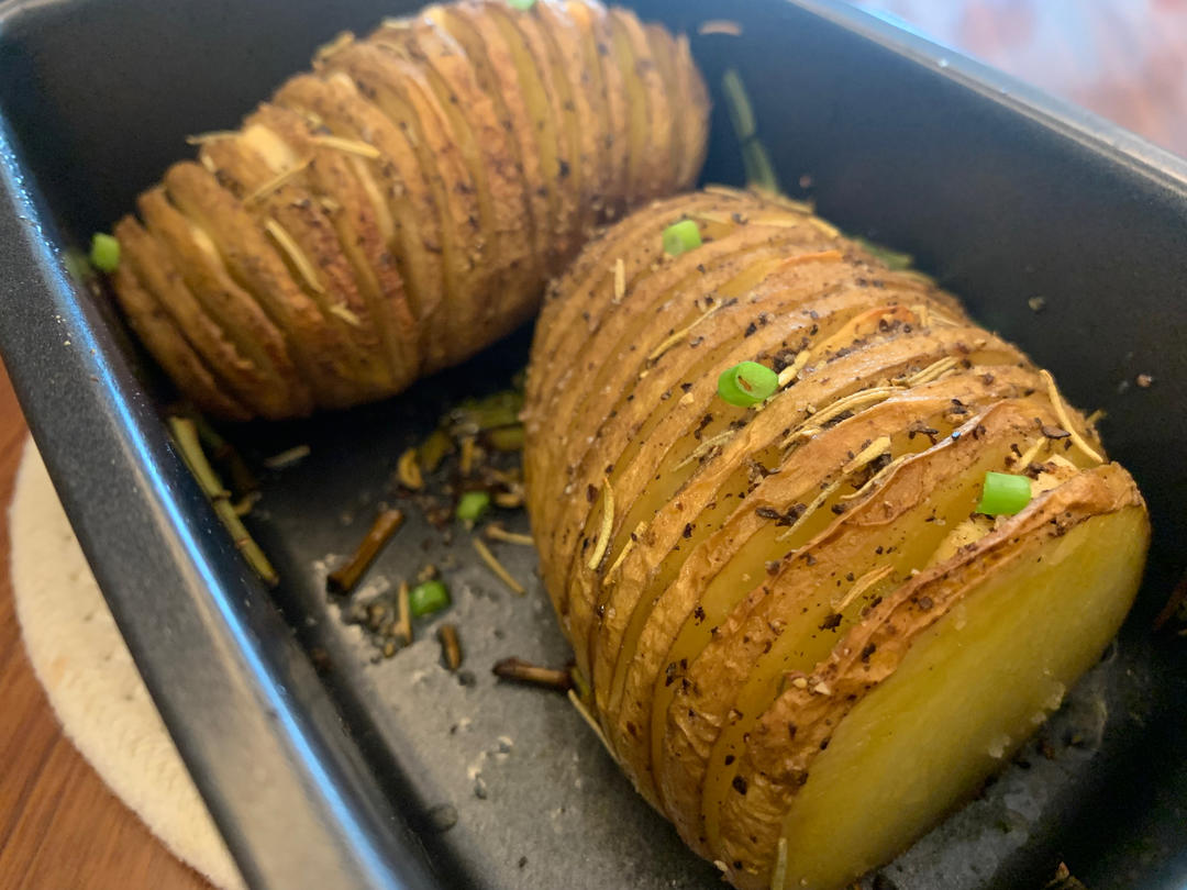 海盐蒜香烤土豆