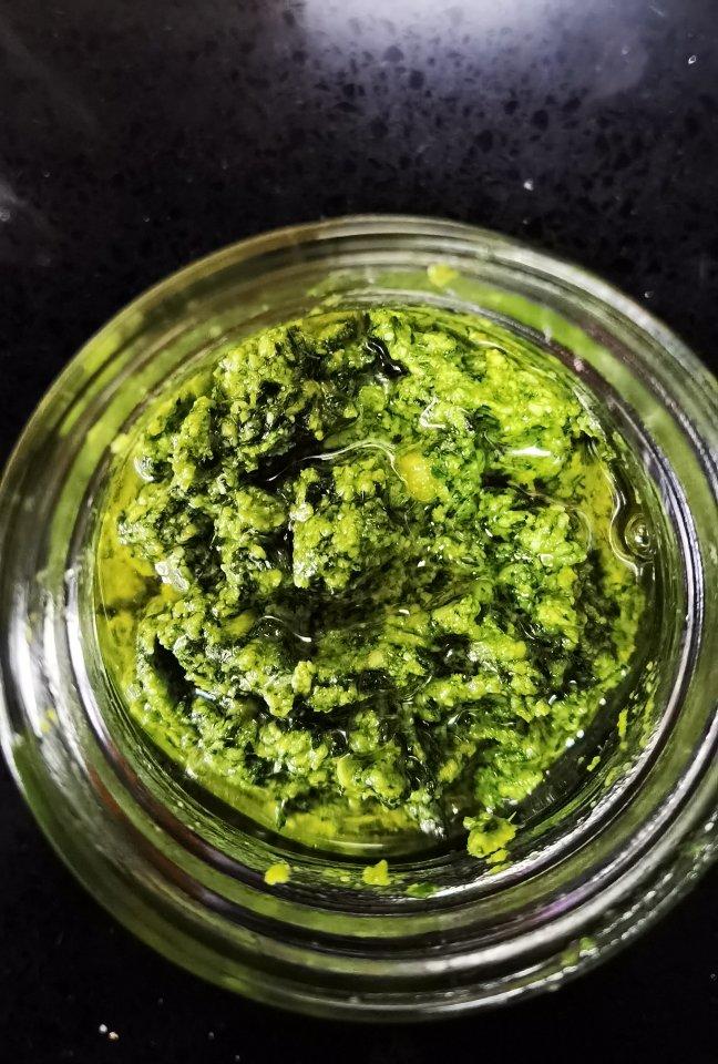 自制新鲜Pesto 传统罗勒松仁青酱意面酱