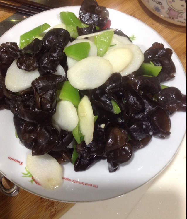 清炒山药木耳