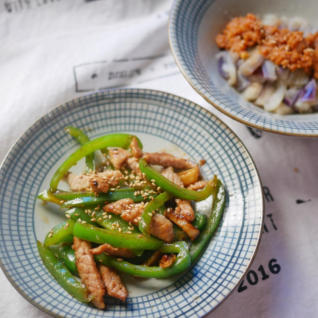 青椒炒肉丝