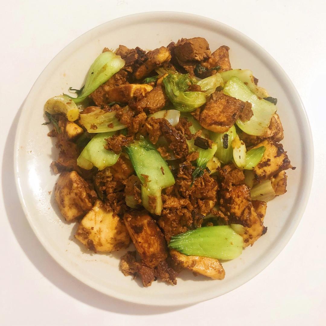 红烧冻豆腐