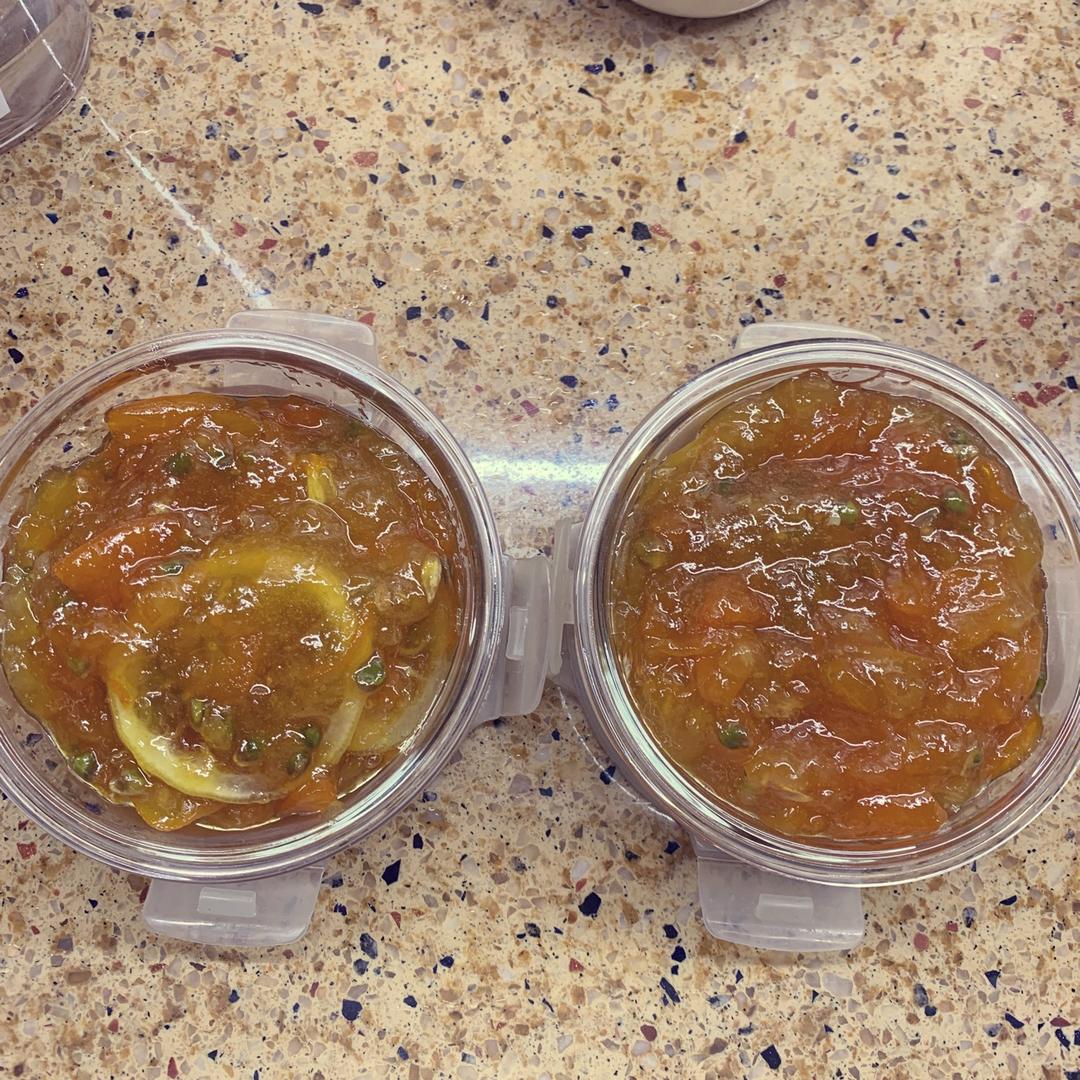 金桔酱润肺止咳化痰疗效好。金桔酱。